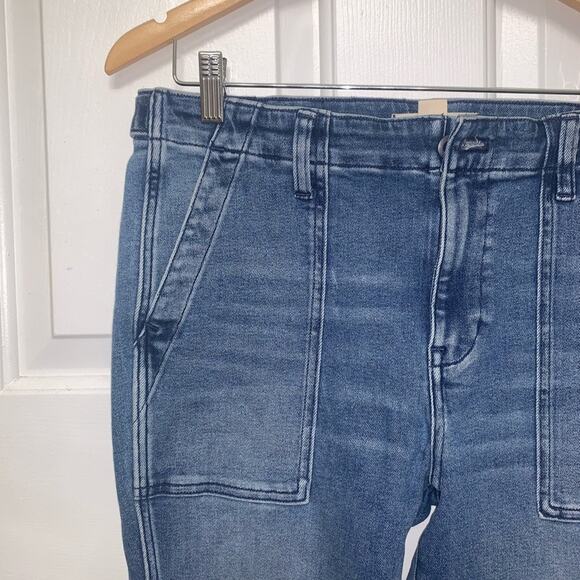 MADEWELL Women’s Midrise Stovepipe Jeans Shealy Wash. Raw Hem Edition.  Size 30 - Picture 5 of 16